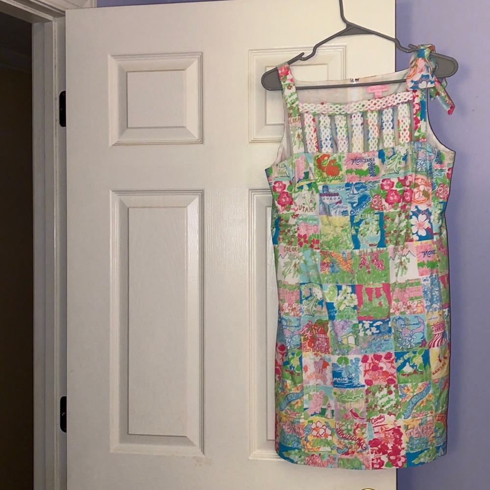 Lilly Pulitzer Patchwork State Of Mind Patch Dress